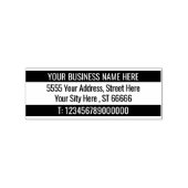 Tampons Encreurs Votre nom Information Adresse Couleur Caoutchouc M (Impression)