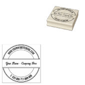 Tampons Encreurs Votre nom Site Web Téléphone Police moderne Timbre (Tamponné)