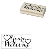 Tampons Encreurs Votre propre message : Vous êtes les bienvenus (Tamponné)