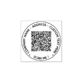 Tampons Encreurs Votre QR Code Scan Info (Infos d'analyse de code Q (Impression)
