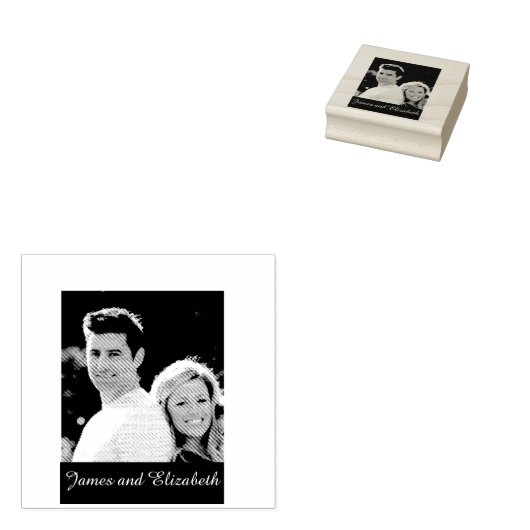 Tampons Encreurs Votre Timbre Photo Wood Art (Tamponné)