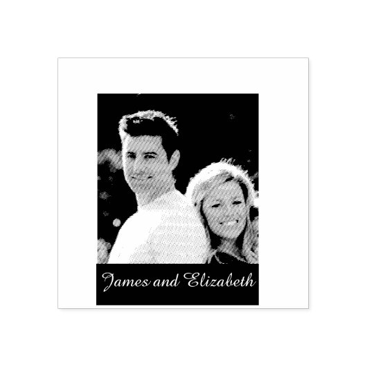 Tampons Encreurs Votre Timbre Photo Wood Art (Impression)