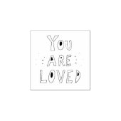 Tampons Encreurs Vous Êtes Aimé Citation Motivationnelle (Impression)