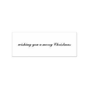 Tampons Encreurs vous souhaitant un joyeux Noël Script