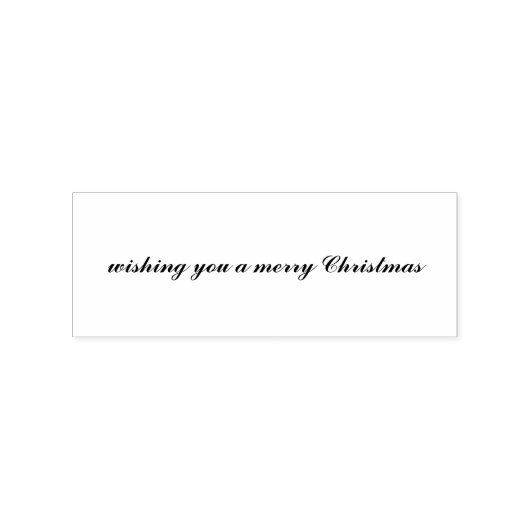 Tampons Encreurs vous souhaitant un joyeux Noël Script (Tamponné)