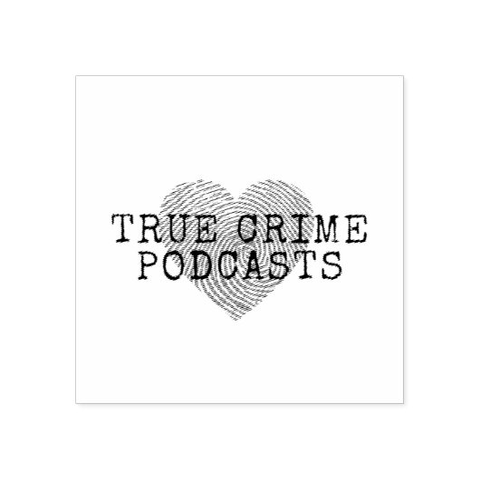 Tampons Encreurs Vrai crime Podcast Lover (Impression)