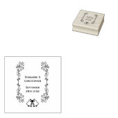Tampons Encreurs Wedding Rubber Stamp Blue Sapphire Bells (Tamponné)