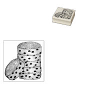 Tampons Encreurs Welsh Cakes Welshcakes UK British Bakery Café Food (Tamponné)