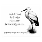 Tampons Encreurs Whimsical Stork Doula (Impression)