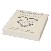 Tampons Encreurs Willflowers Heart et enregistrer le devis de date (Tampon)