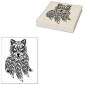 Tampons Encreurs Wolf Inspiré Avec Dreamcatcher (Tamponné)