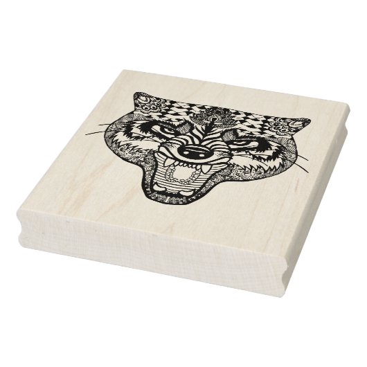 Tampons Encreurs Wolf inspiré par Zentangle (Tampon)