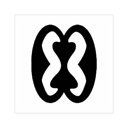 Tampons Encreurs Wood Adinkra (Relations Humaines) Timbre en caoutc (Impression)