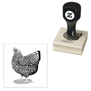 Tampons Encreurs Wyandotte :  Hen argenté