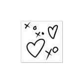 Tampons Encreurs XOXO Hearts Doodle (Impression)