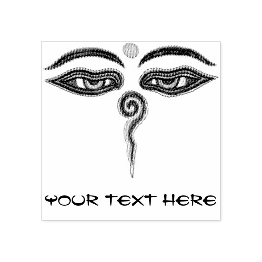 Tampons Encreurs Yeux de Bouddha + tes idées (Impression)