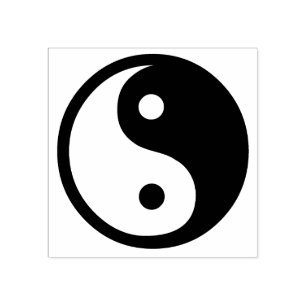 Tampons Encreurs Yin-Yang noir/blanc