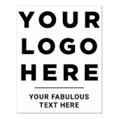 Tampons Encreurs Your Business Logo and Text Custom (Impression)