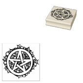 Tampons Encreurs Yule Pentacle Merry Yule Bénédictions (Tamponné)