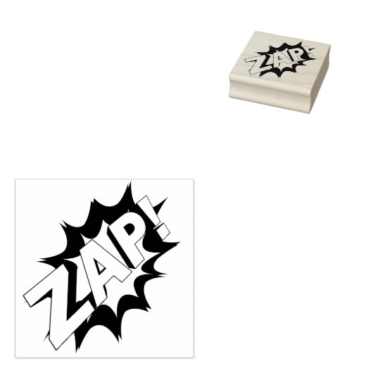 Tampons Encreurs ZAP ! Timbre en caoutchouc (Tamponné)