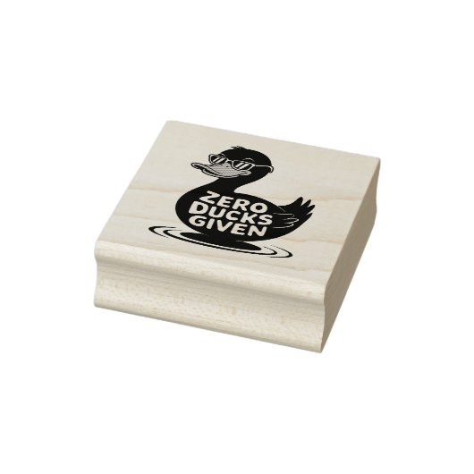 Tampons Encreurs Zéro Canards Donné - Drôle Cool Conception de Cana (Tampon)