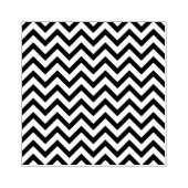 Tampons Encreurs ZIGZAG pattern - black + your background & ideas (Impression)