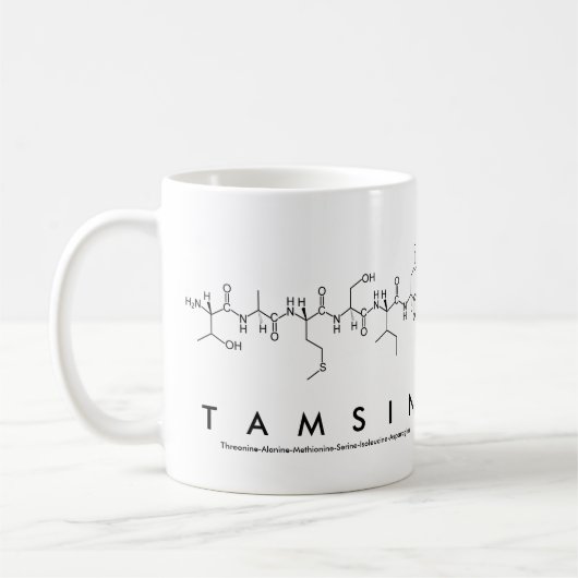 Tamsin peptide nom mug (Gauche)
