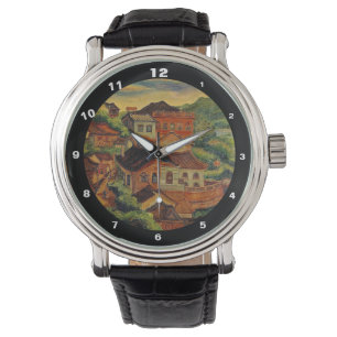 Tamsui en Chen Cheng-Po/Taiwan  mode kunst Horloge