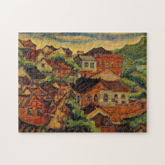Tamsui en Chen Cheng-Po/Taiwanese  kunst Legpuzzel (Horizontaal)