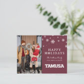 TAMUSA FEESTDAGENKAART (Staand voorkant)