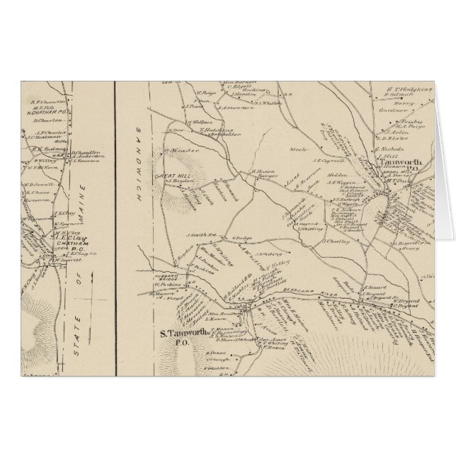Tamworth, Carroll Co (Devant horizontal)