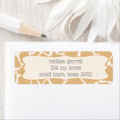 Tan Baby Boy Giraffe Etiket (Insitu)