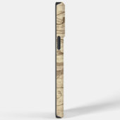 Tan Beige Earth Tones die Zwirl iPhone schrijven Case-Mate iPhone Case (Achterkant / Rechts)