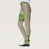 Tan Beige St Patrick's Day Leggings Patrick Pants (Gauche)