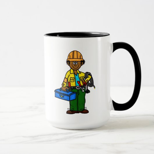 Tan, Black ou African American Lineman Mug (Droite)