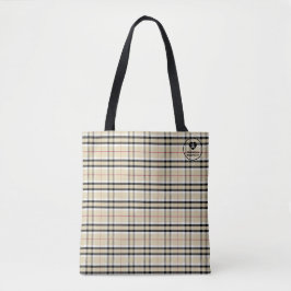 Tan Black Plaid - Tas