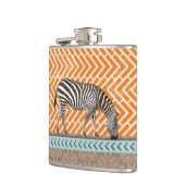 Tan Bleu Hip Flacon Zebra Orange (Gauche)