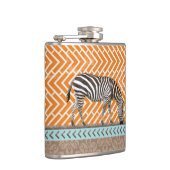 Tan Bleu Hip Flacon Zebra Orange (Droite)