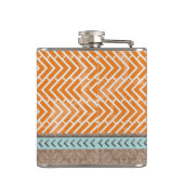 Tan Bleu Hip Flacon Zebra Orange (Dos)