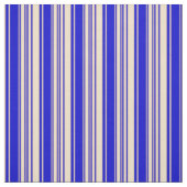 Tan & Blue Lines/Stripes Patroon Stof (Swatch)