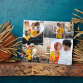 Tan Box Timeless Monogram Weduwfoto Easel Fotoplaat (Zijkant)