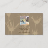Tan Brown Carte de visite (Dos)