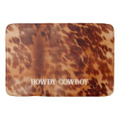 Tan Brown Koeienhuid Badmat (Voorkant)