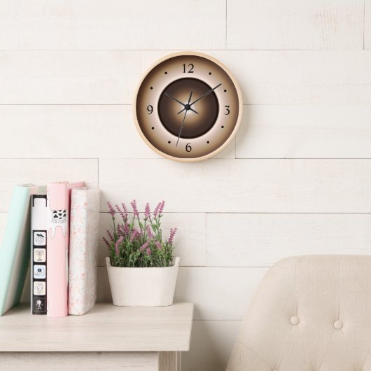 Tan/Brown Moon Effect Gedrukte Design (Leeskamer)