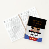 Tan Brown Notenkraker Kerst Recepten Kookboek Notitieboek (Binnen)