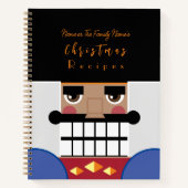 Tan Brown Nutcracker Recettes de Noël Livre de rec (Devant)