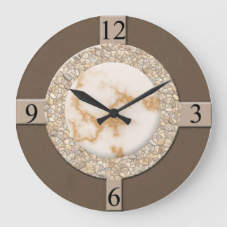 Tan/bruin/steen Grote Klok