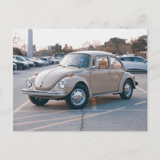 Tan BUG vintage auto Briefkaarten (Voorkant)