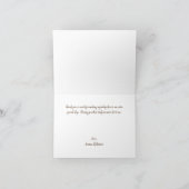 Tan Bunny Baby shower Green Argyle bedankt (Binnen)