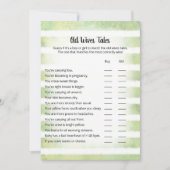 Tan Bunny Green Old Wives Tales Carte de jeu (Devant)